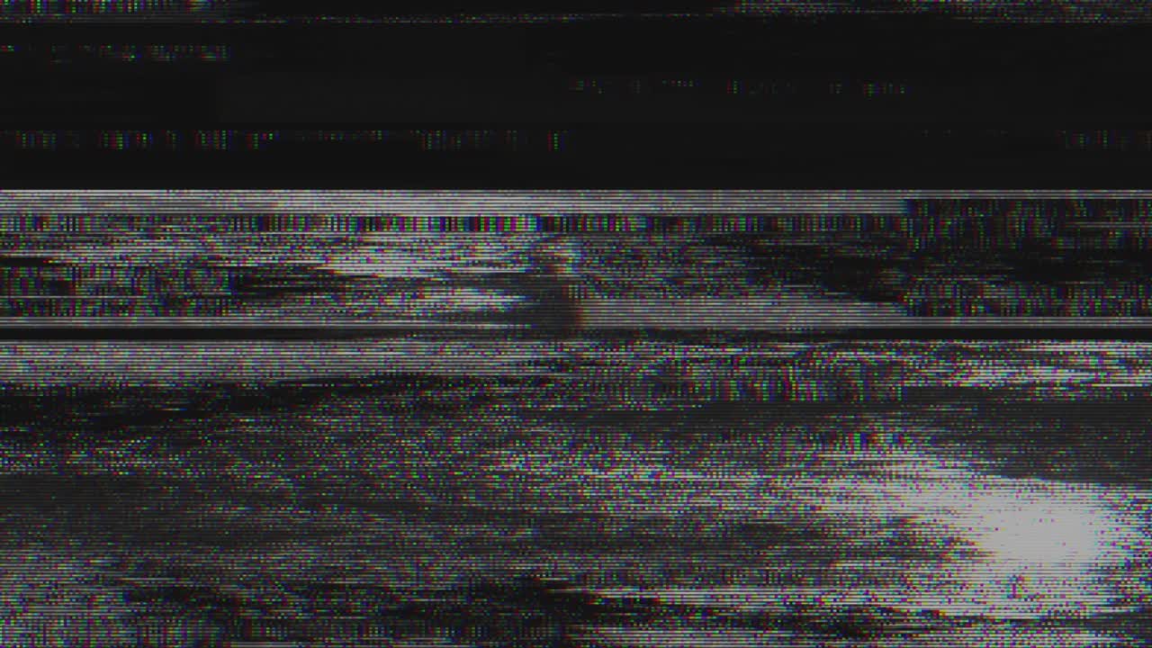 Unique Design Abstract Digital Pixel Noise Glitch Error Video Damage
