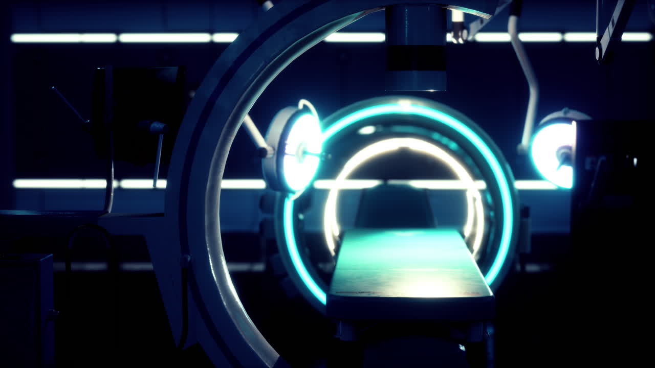 Laboratorio futuristico di Risonanza Magnetica (MRI)