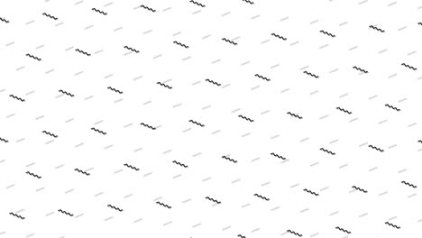 abstract modern wiggle line background loop