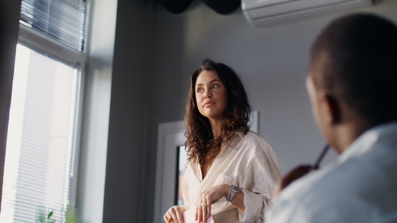 reunión de negocios en curso