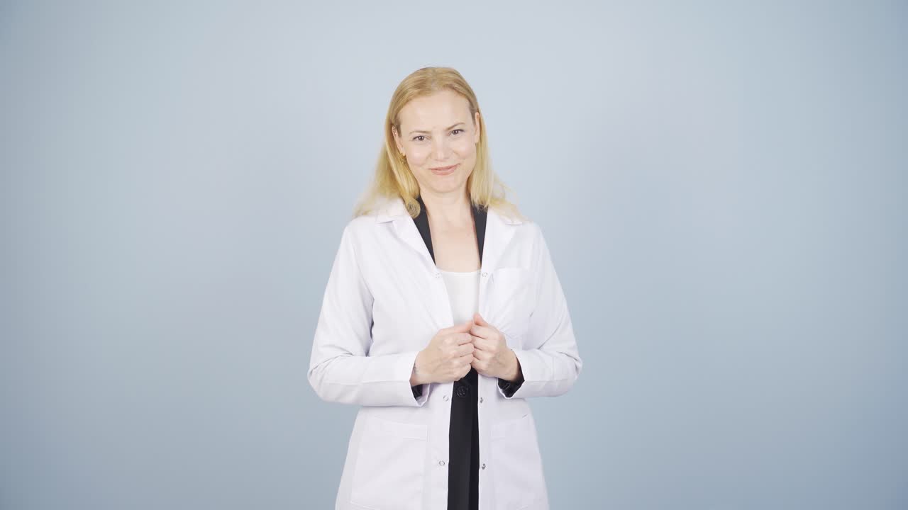 Doctor and doctor's coat.