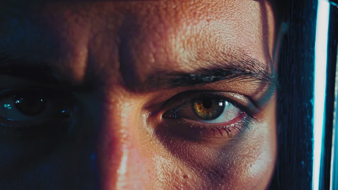 primer plano de una persona con casco