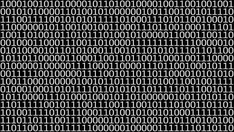 program code on black background