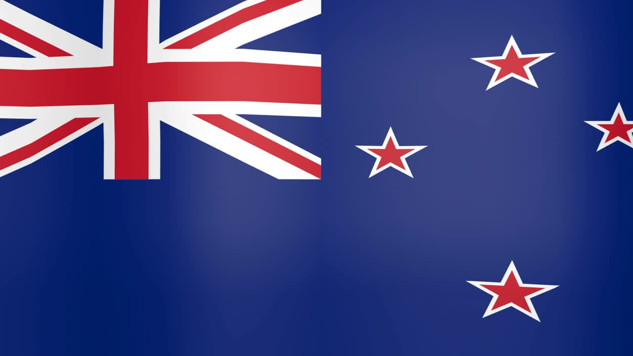 뉴질랜드의 발을 흔들고 있는 루핑 배경