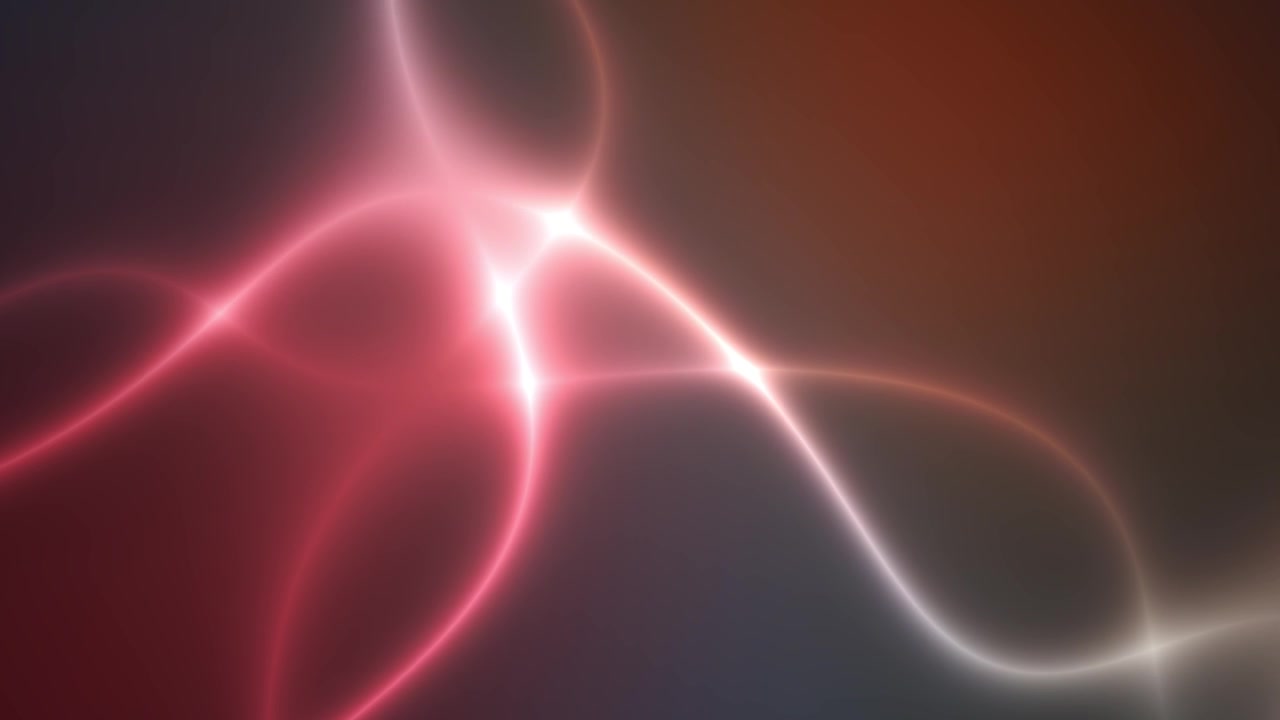 Sfondo in movimento con linee astratte luminose rosse e blu