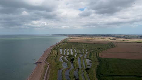 drone footage showing seasalter shellfish location