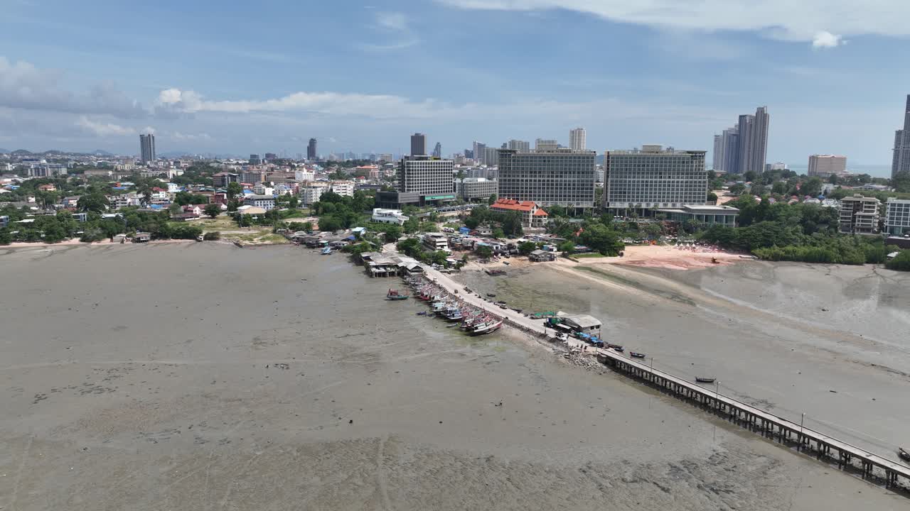 Pier in Thailand for fishing vessels