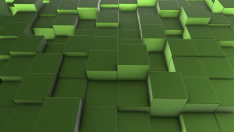 imágenes abstractas de cubos tóxicos nucleares (en bucle)