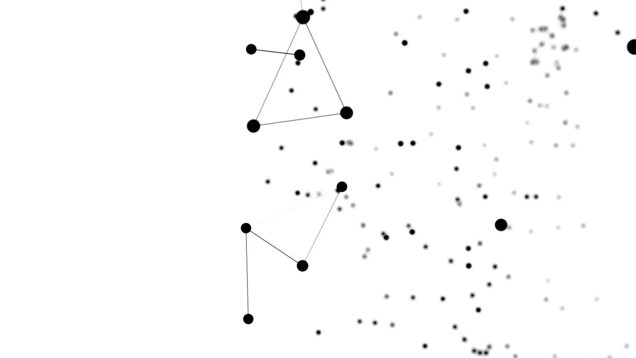 Network visualization on white background
