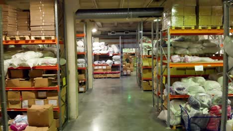 warehouse interior with inventory