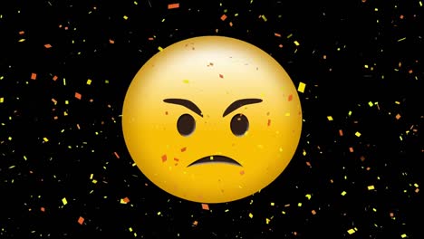 Animation-Eines-Gelben-Wütenden-Emojis