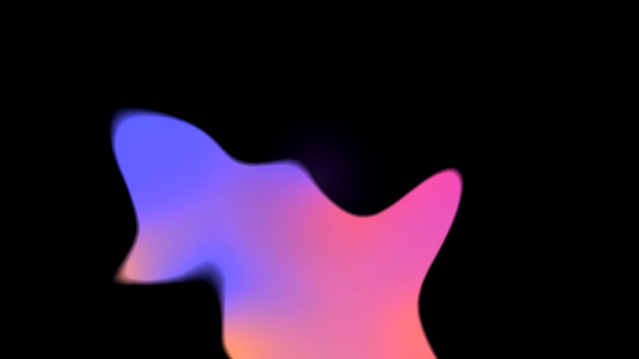 Abstract Fluid Motion with Vibrant Pink and Blue Gradient