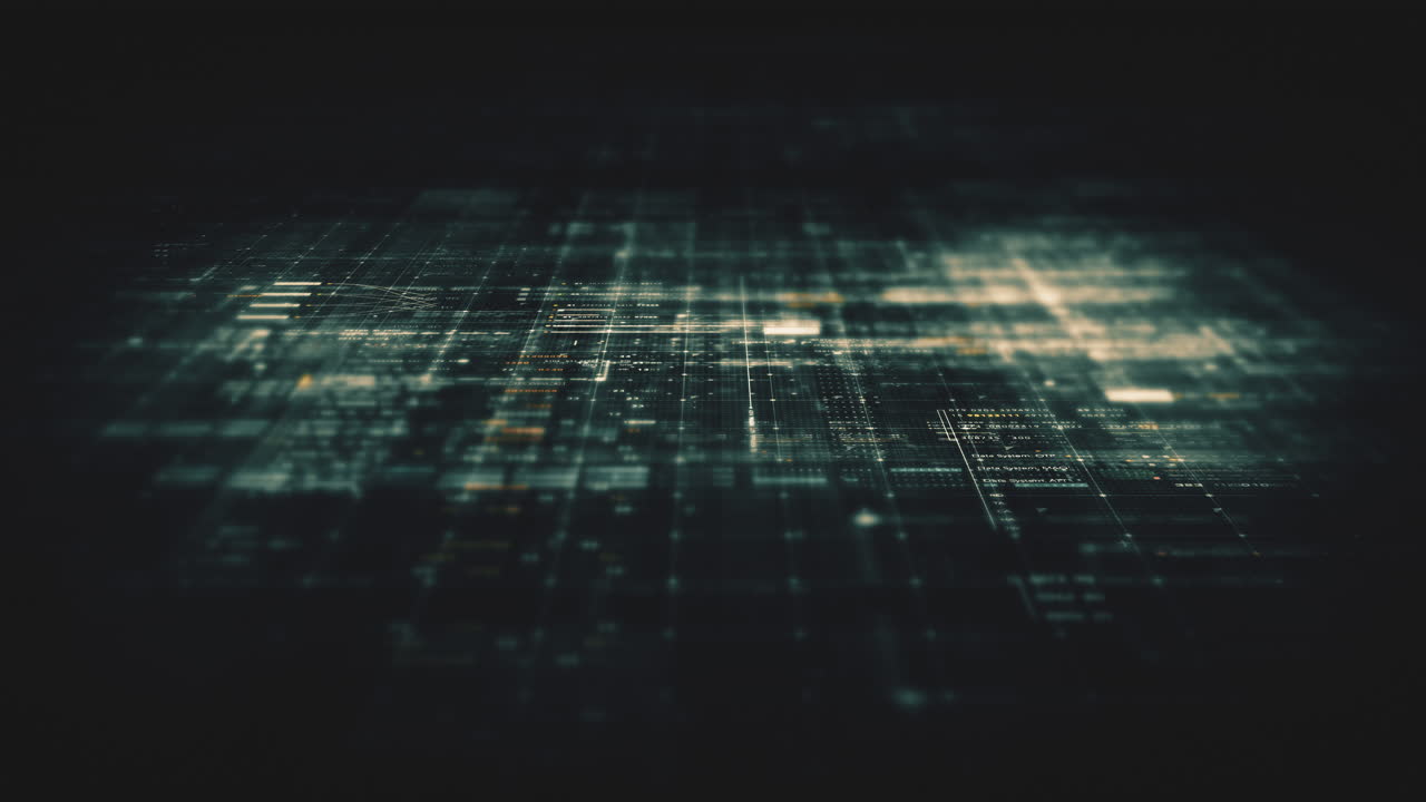 Data matrix background simulation with cutting-edge digital environment with a dynamic and immersive display of interconnected data matrix information networks systems