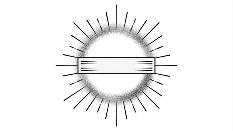 seal icon design with lines