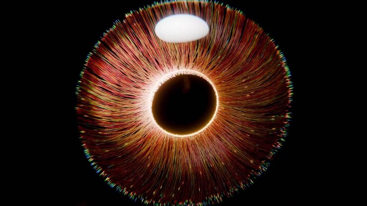 Abstract Circular Light Patterns