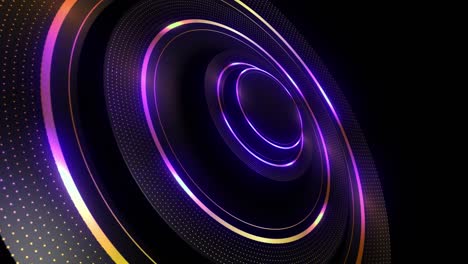 abstract futuristic circular design