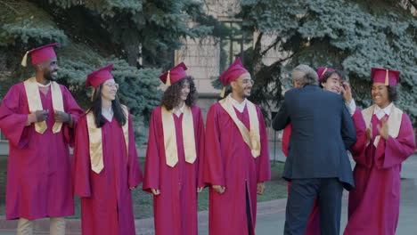 celebración del día de la graduación