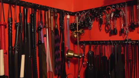 bdsm bondgage equipment room,gags and masks