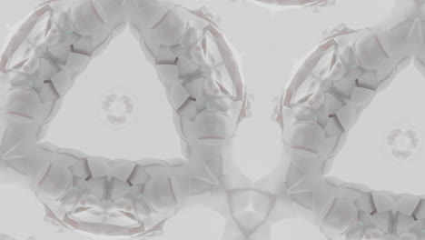 destroyed android heads abstract animation