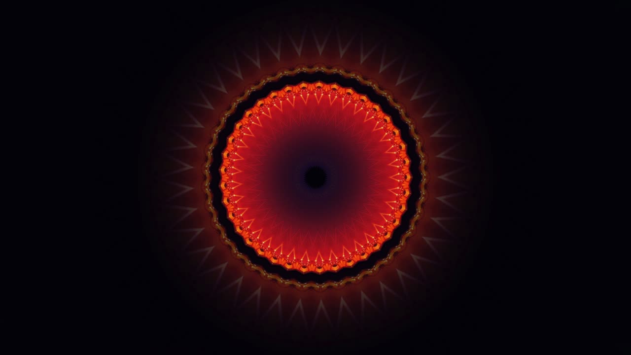 ondas de audio efectos visuales de fondo. ecualizador redondo. bucle de renderización 4k.