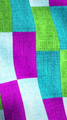 colorful checkered fabric pattern