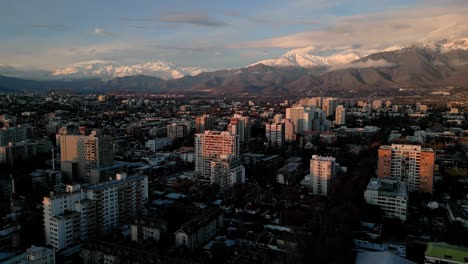 Providencia-Morgen-Zeitraffer-Santiago-De-Chile