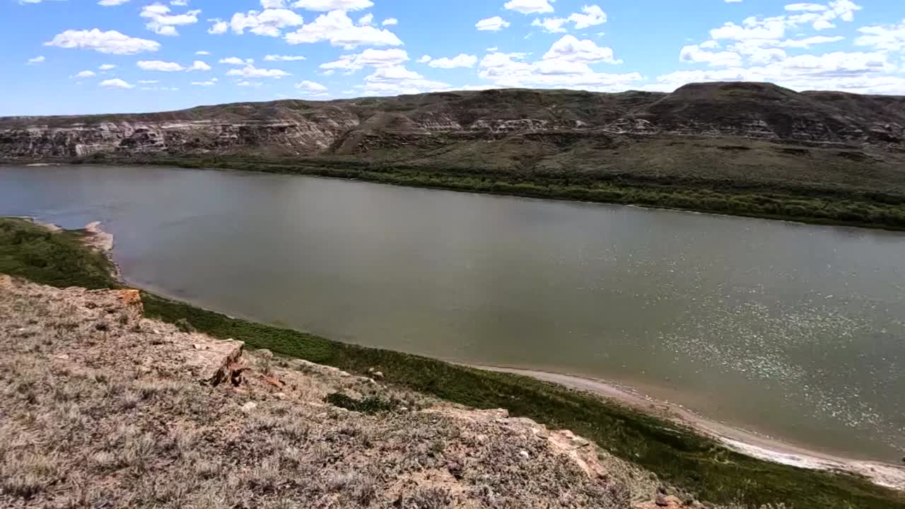 South Saskatchewan River Valley near Sandy Point Park, north of Medicine Hat, Alberta, Canada.