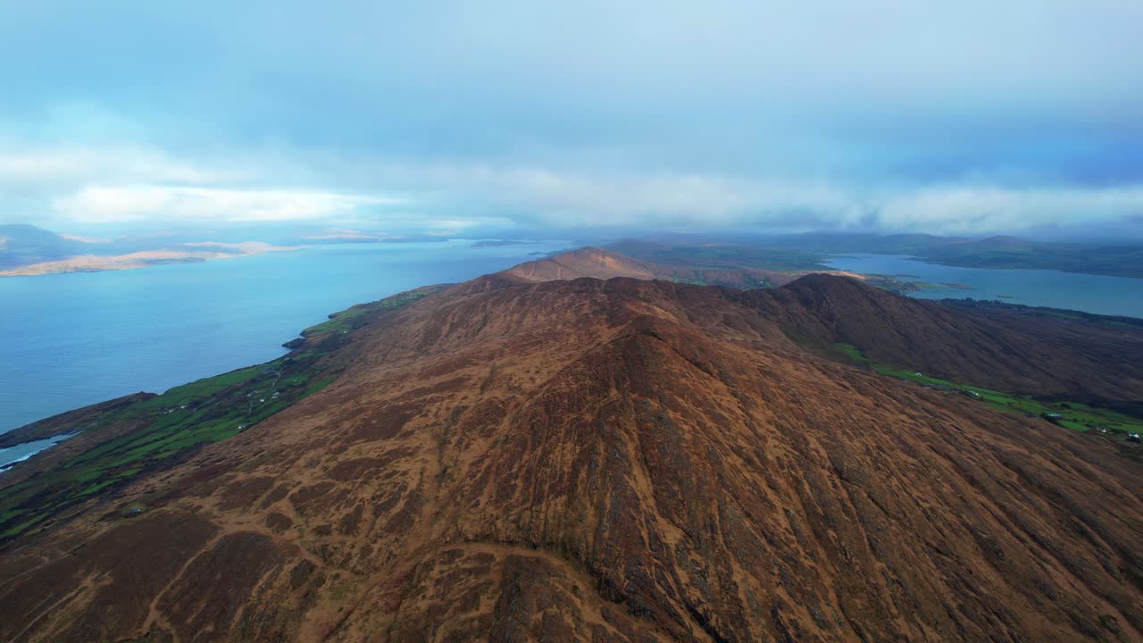 Ireland Epic Locations winter low sunlight on mountains rugged West Cork in winter