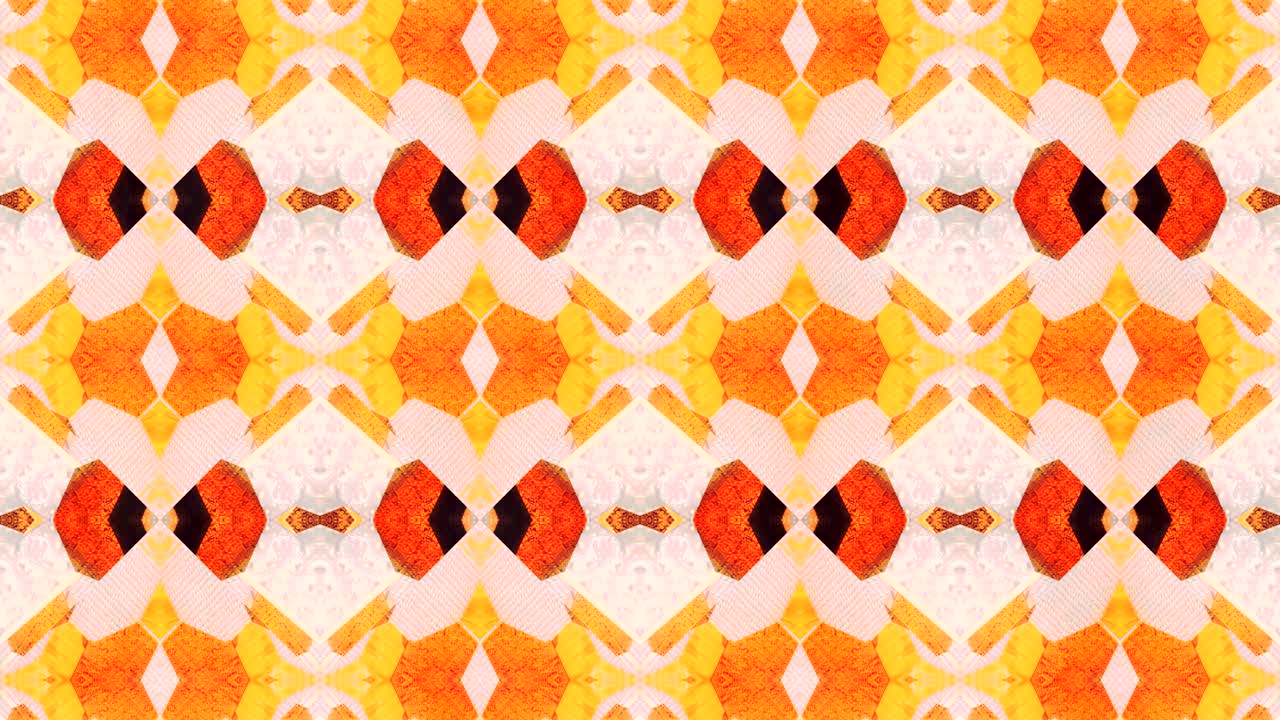 Moving kaleidoscope. 4K motion graphics