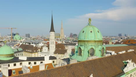 amazing close up view of viennese architecture, st