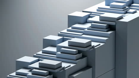 estructura de cubo geométrico 3d abstracta