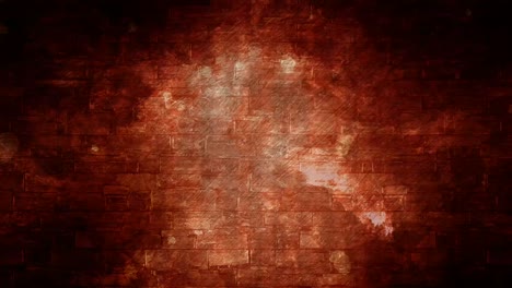 rocas que caen y ladrillos rojos que se desplazan - animación de fondo de movimiento de bucle sin costuras de 4k