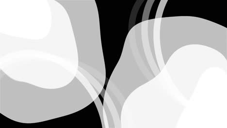 abstract black and white shapes background