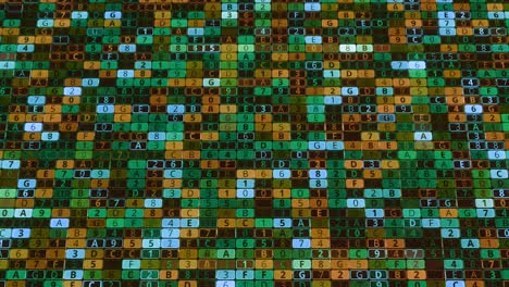 abstract digital matrix pattern