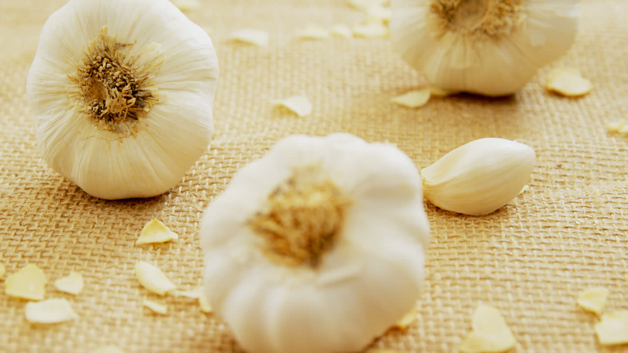 섬유에 대한 마늘 4k