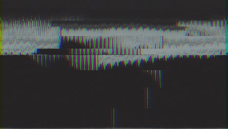 diseño único abstracto animación digital ruido de píxeles error de fallo daño de video