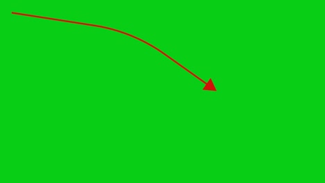 animated arrow moving up on chromakey background.
stock market animated graphic. stock price chart.