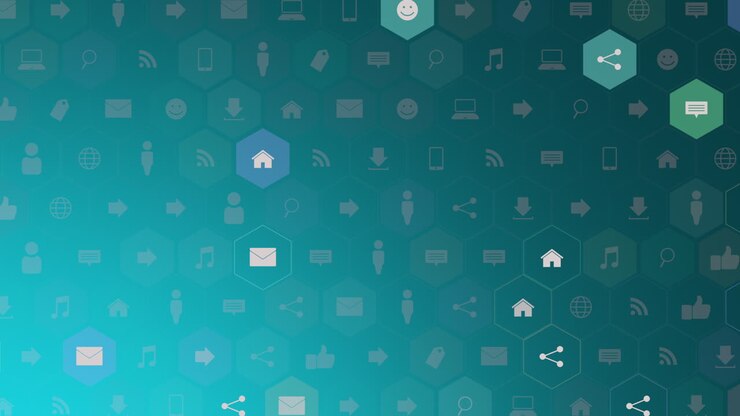 bewegingsnetwerkpictogrammen op eenvoudige achtergrond 1