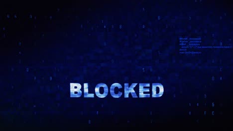 Blocked Warning on Digital Interface