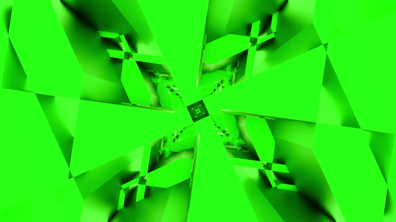 patrón geométrico abstracto en verde