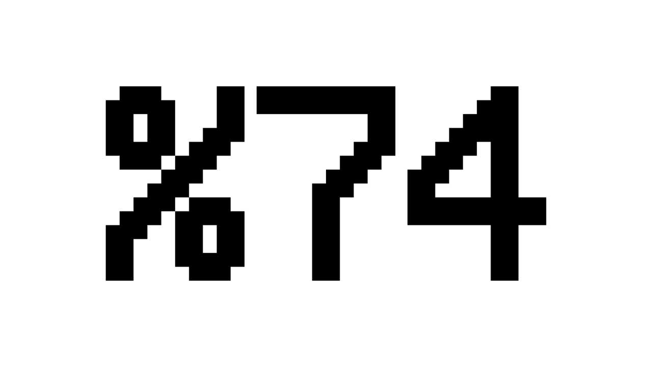 Percentage rising from 0 to 100 - Digital counter number 0-100 - Loading progress bar with percentage - 0-100% - Count up From 100 to 0