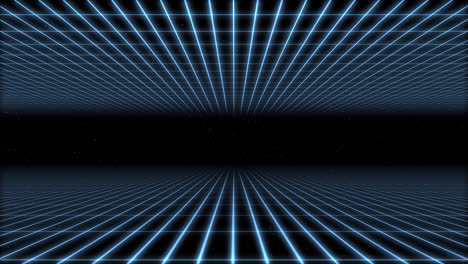 bucle de horizonte de la cuadrícula de ondas sintéticas b