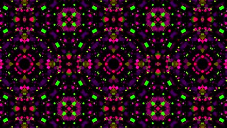 fondo de video caleidoscópico colorido. telón de fondo abstracto