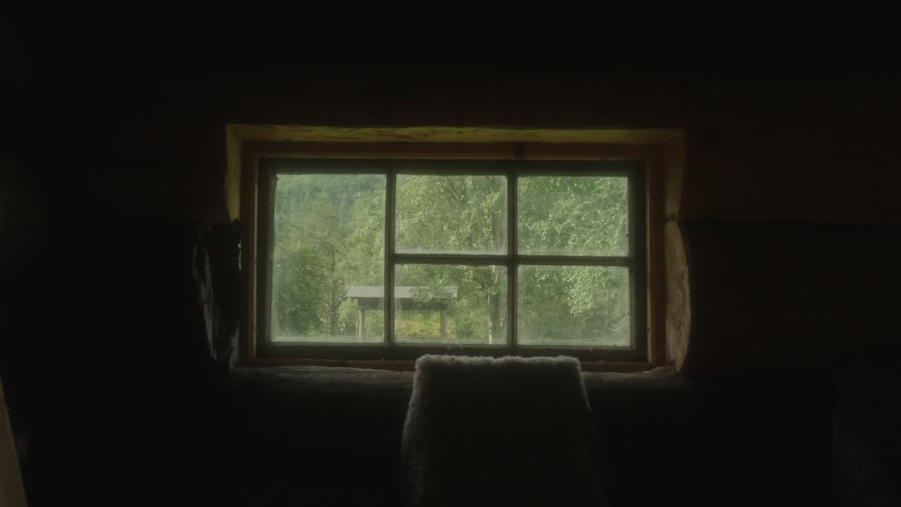 View through a window