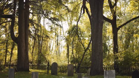 tilt-down-to-the-Final-resting-place-of-Lemuel-Durfee-Senior-and-family-in-the-1800s-in-early-Palmyra