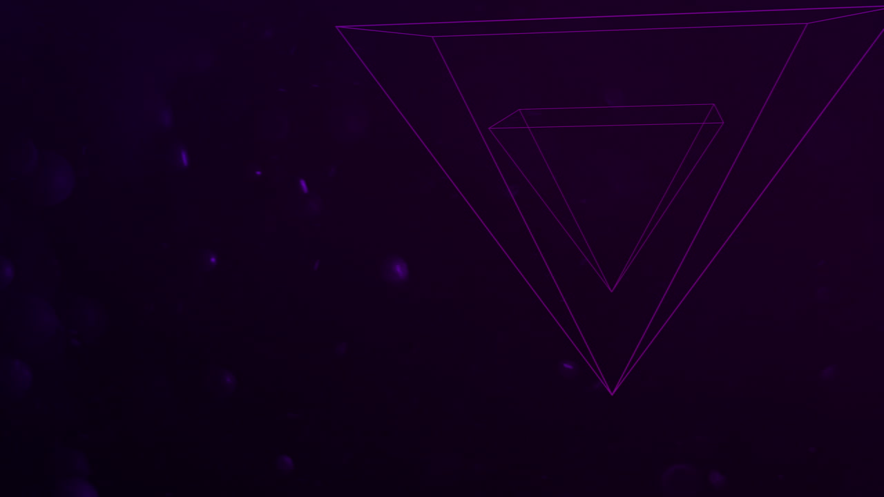 forma geométrica abstracta de movimiento con partículas en el espacio 19