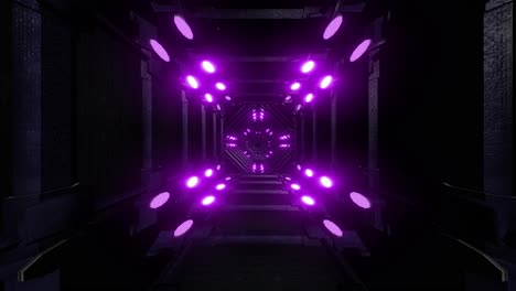 glowing purple tunnel