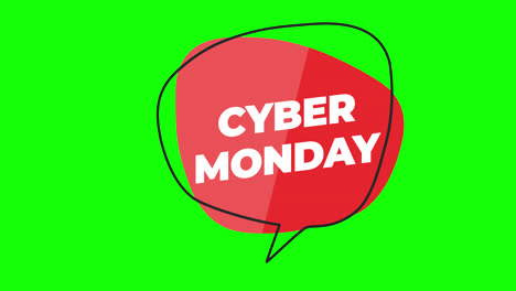 Cyber-Monday-sale-sign-banner-for-promo-video.-Sale-badge.-Special-offer-discount-tags-with-Alpha-Channel-transparent-background.