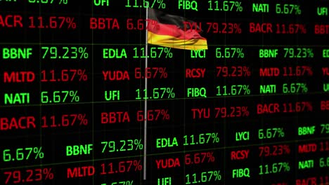 Animación-Del-Procesamiento-De-Datos-Sobre-La-Bandera-De-Alemania.