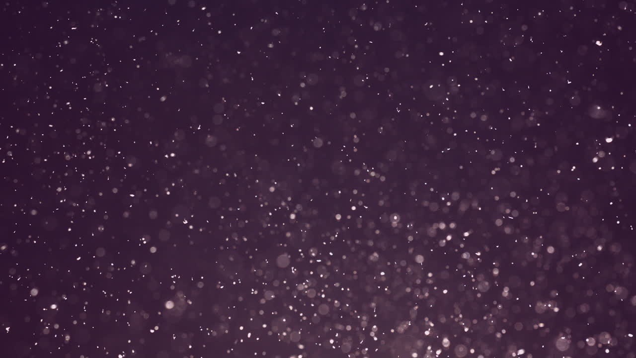 Abstract Bokeh Particles in Purple